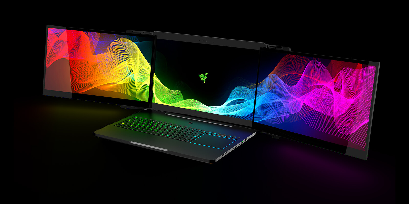 Razer Goes Rogue Once Again With A Three Screen Laptop